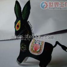 千阳布艺毛驴 承载乡土温情的居家装饰与手工艺品