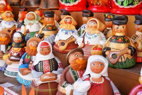 明斯克 欧洲风情街景中的民族手工艺瑰宝